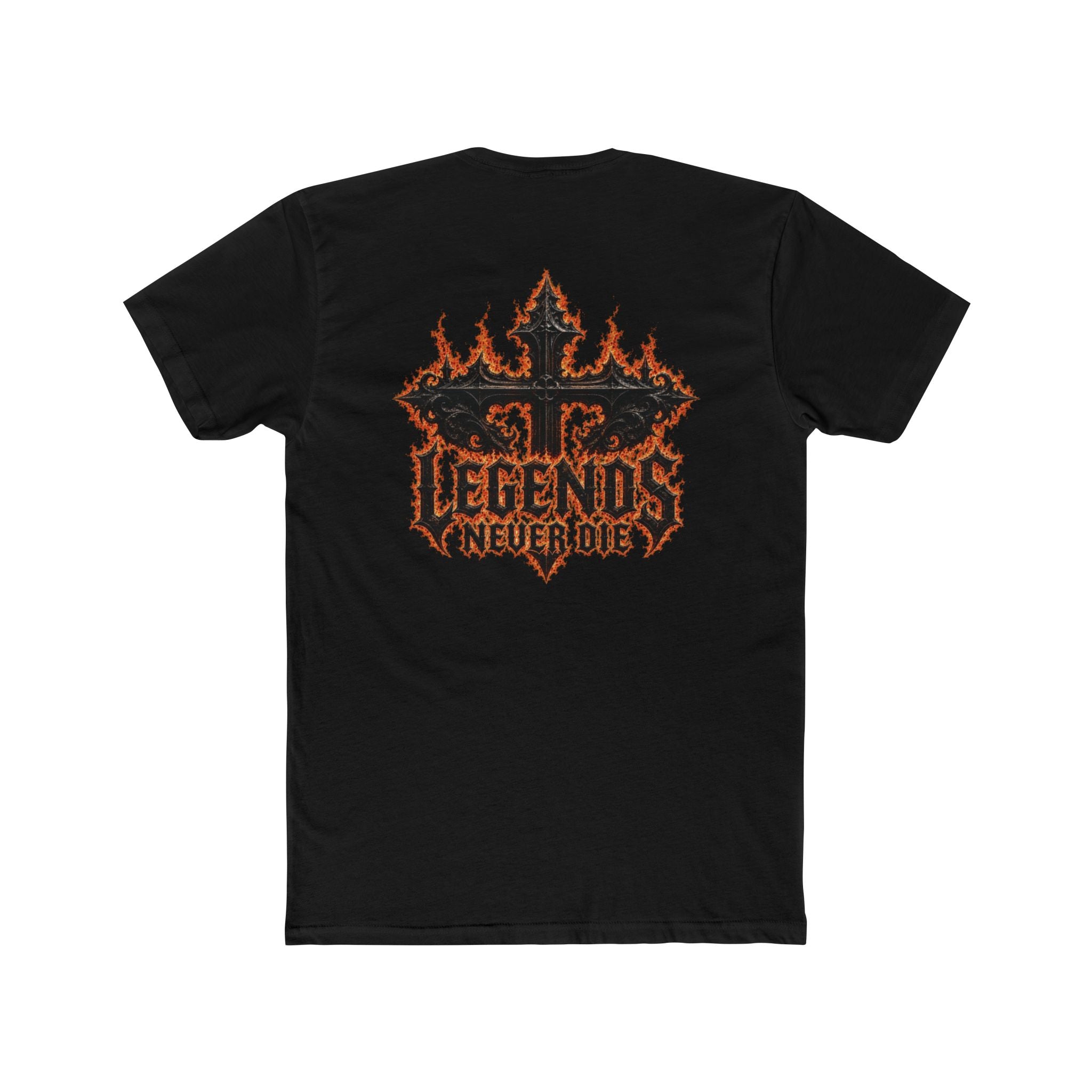 Legends Never Die Flame Crest T-Shirt